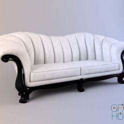 3D model Sofa Louvre MANTELLASSI Casa Gioiello Louvre