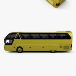 3D model Neoplan Starliner N 516 SHD Bus with HQinterior 1995