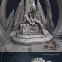 3D model Great Grimoire The Frozen Grove - Complete February 2021 – 3D Print