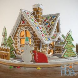 3D model Gingerbread house
