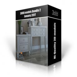 3D model 3DDD models – Bundle 2 January 2017