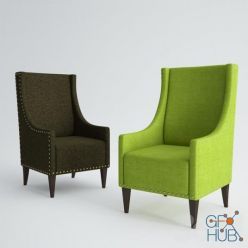 3D model Armchair Layol