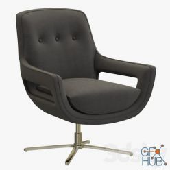 3D model Eichholtz Swivel Chair Flavio