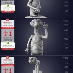 3D model E.T. the Extra-Terrestrial – 3D Print