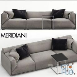 3D model Sofa Bacon by Meridiani