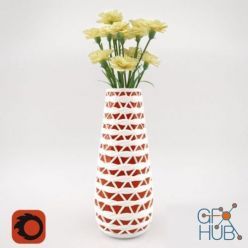 3D model Azucar Orange Vase