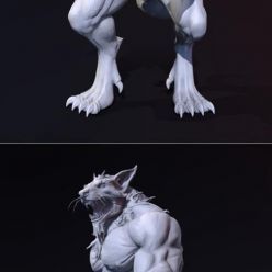 3D model Warewolf Sculpt – 3D Print