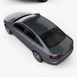 3D model Car Audi A6 sedan 2011