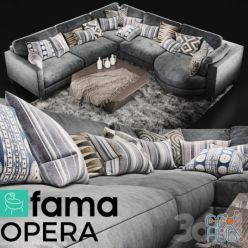 3D model Sofa Fama Opera