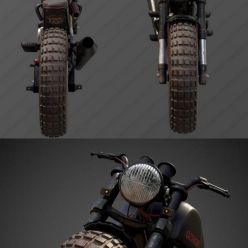 3D model Dirt Wheel Bike