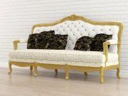 3D model Luxurious Balzac sofa by Angelo Cappellini