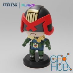 3D model Judge Dredd – 3D Print