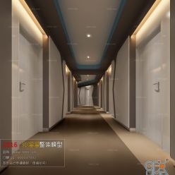 3D model Elevator aisle A002