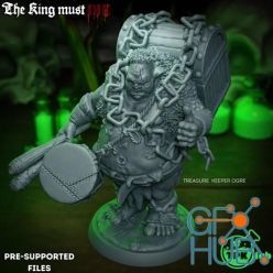 3D model ﻿Treasure Keeper Ogre – 3D Print