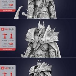 3D model Lich King Lord Of Terror – 3D Print