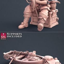 3D model STL Miniatures - Fisherman Set – 3D Print