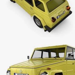 3D model Volkswagen Type 181 1973