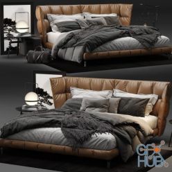 3D model Husk Bed by B&B Italia