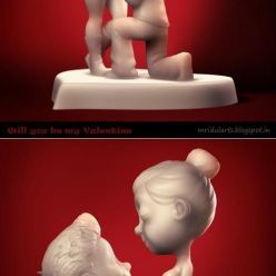 3D model love Will You Be My Valentine – 3D Print