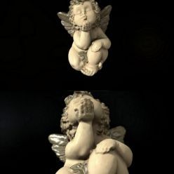 3D model Kitsch Angel 01 PBR