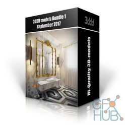 3D model 3DDD models – Bundle 1 September 2017