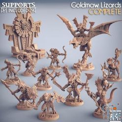 3D model Goldmaw Lizards – 3D Print