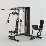 3D model Fitness Station