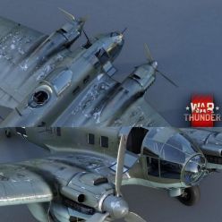3D model Heinkel He 111 WW2 Bomber