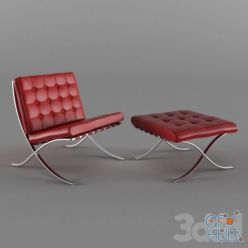 3D model Barcelona® Chair