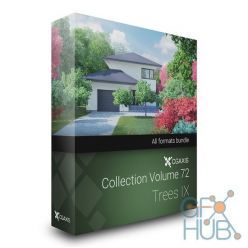 3D model CGAxis Models Volume 72 Trees IX