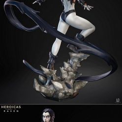 3D model Heroicas - Figure 4 - Raven – 3D Print