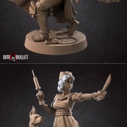 3D model Bite the Bullet - Fantasy Battle Sisters April 2021 – 3D Print