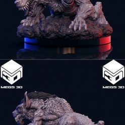 3D model Cerberus - 3 Heads – 3D Print