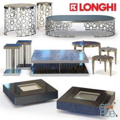 3D model Coffee tables set by Fratelli Longhi