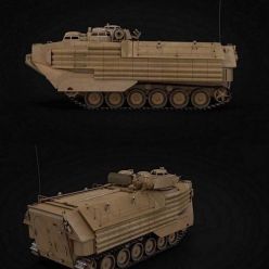 3D model Amphibious Assault Vehicle P7 A1
