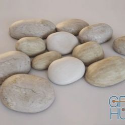 3D model Pebble stones