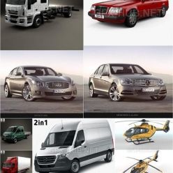 3D model Car 3D Models Bundle April 2021