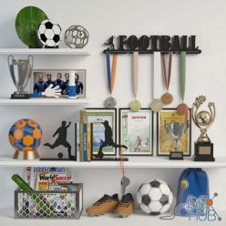 3D model Football Decor