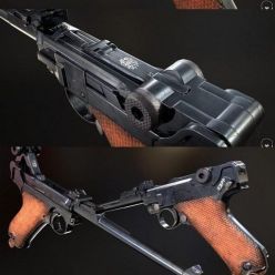 3D model Luger Artillery P08 Pistol