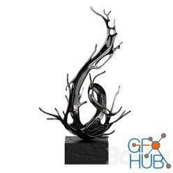 3D model Zheng lu Yan Fei Sculpture