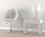 3D model Armchair and pink table