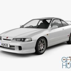 3D model Honda Integra Type-R coupe 1995 car