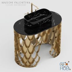 3D model Maison Valentina Koi Single Washbasin