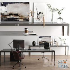 3D model Office Executive B&B Italia