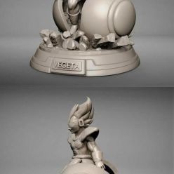 3D model Vegeta in Capsule – 3D Print