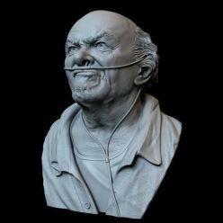 3D model Hector Salamanca from Breaking Bad Bust – 3D Print