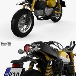 3D model Honda Monkey 125 2019