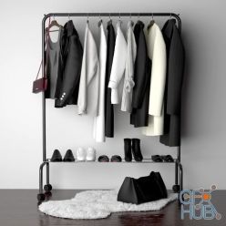 3D model Set of clothes (max 2013 Vray)