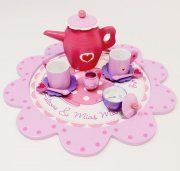 3D model Tray with children's tea set