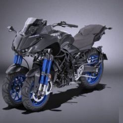 3D model Yamaha Niken 2019 PBR